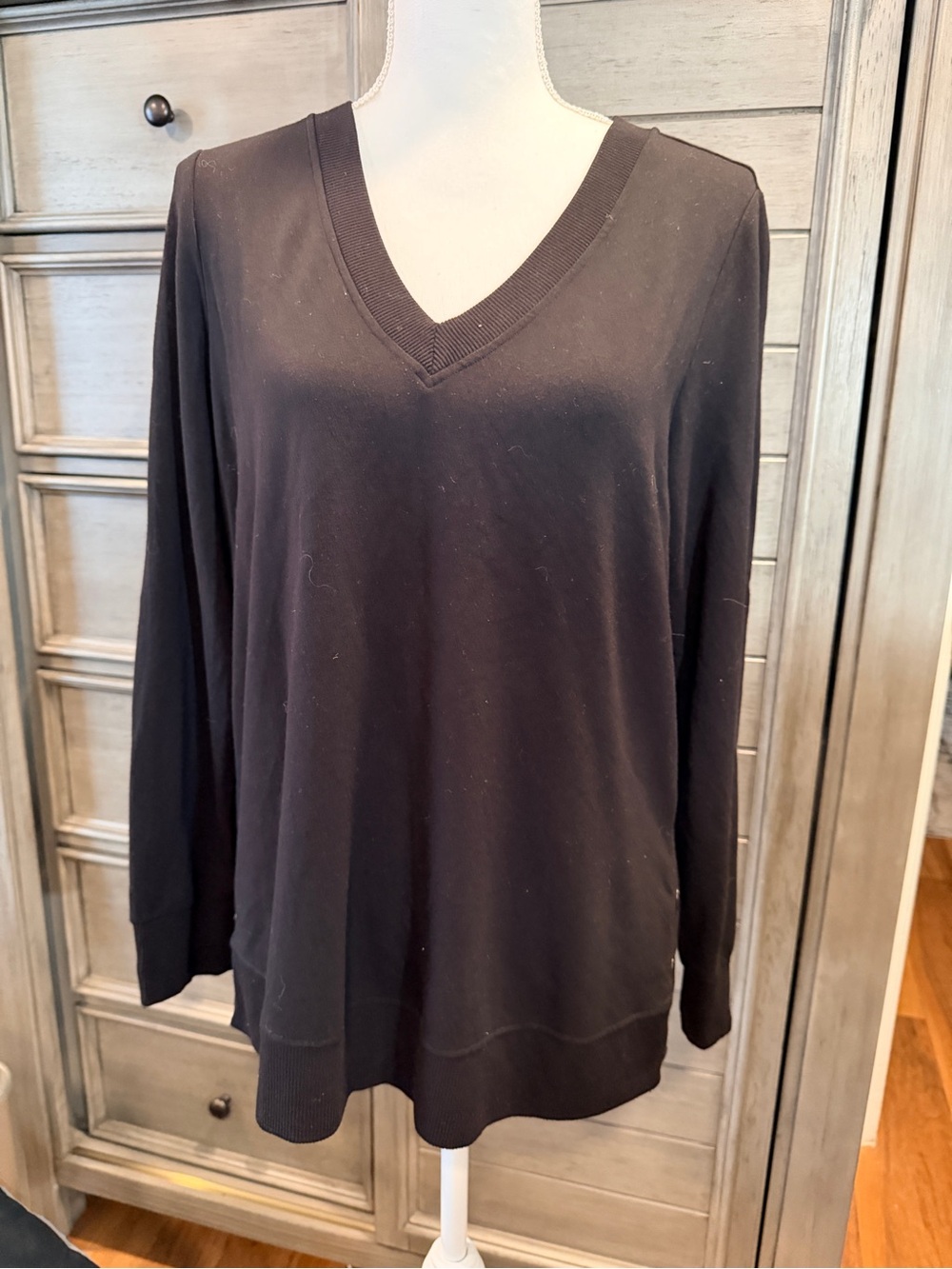 Soma Black V-Neck Sweater